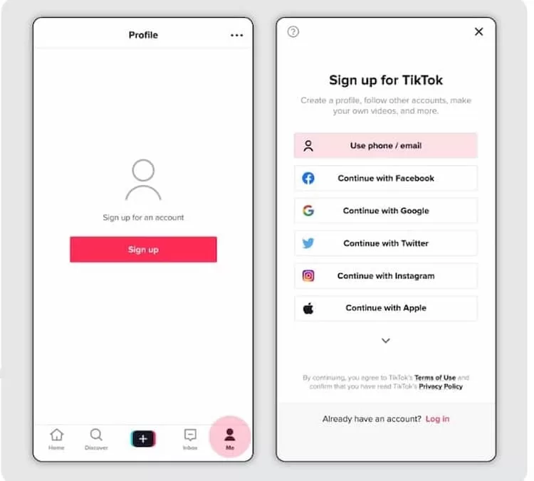 Tạo tài khoản cá nhân làm affiliate TikTok